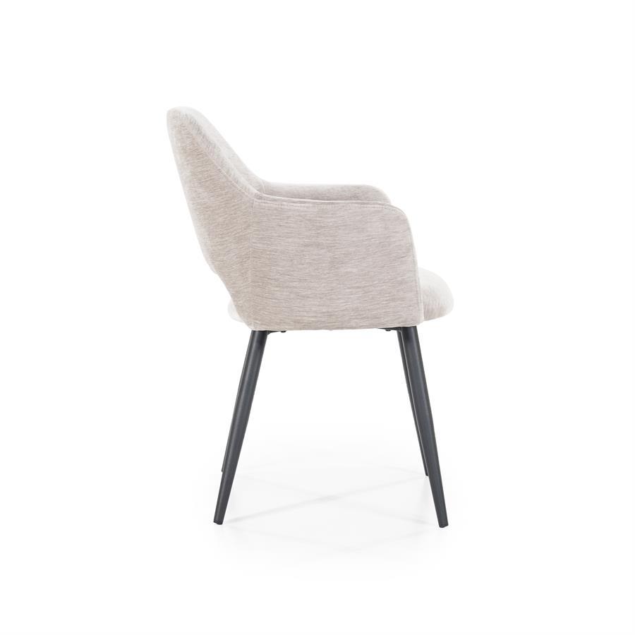 Stoel Esmee met arml. Mellow | Beige