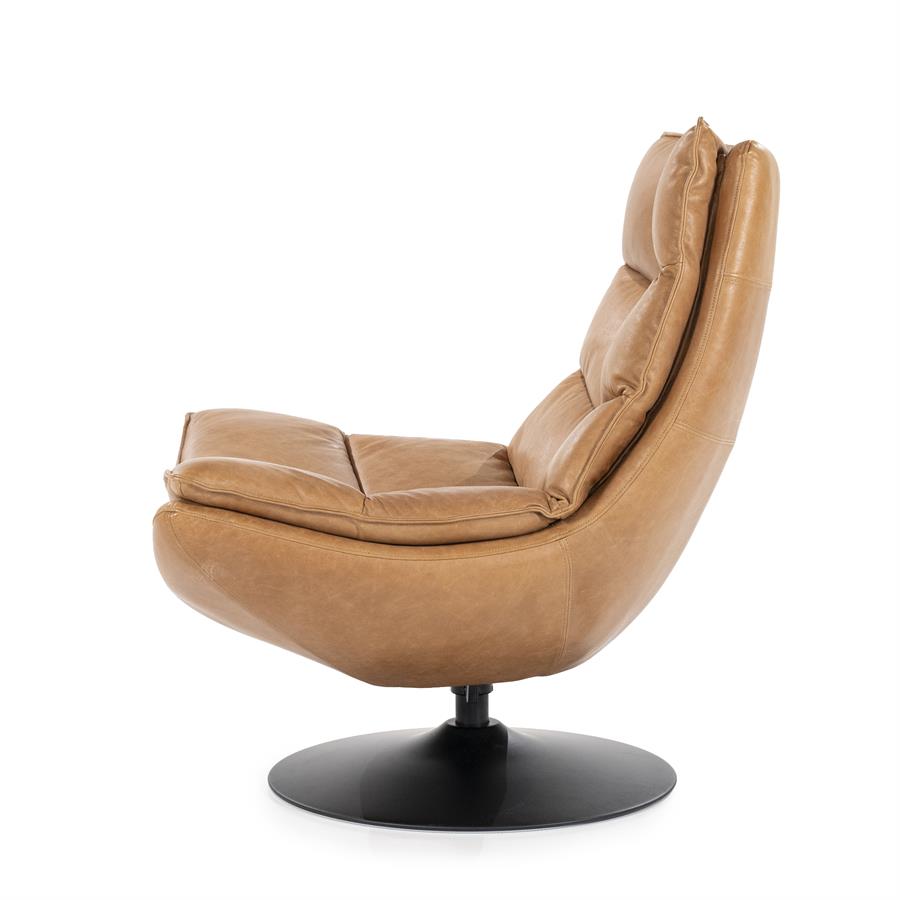 Fauteuil Sven boho leder | Cognac