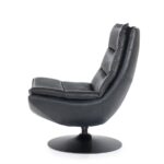Fauteuil Sven boho leder | Zwart