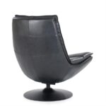 Fauteuil Sven boho leder | Zwart