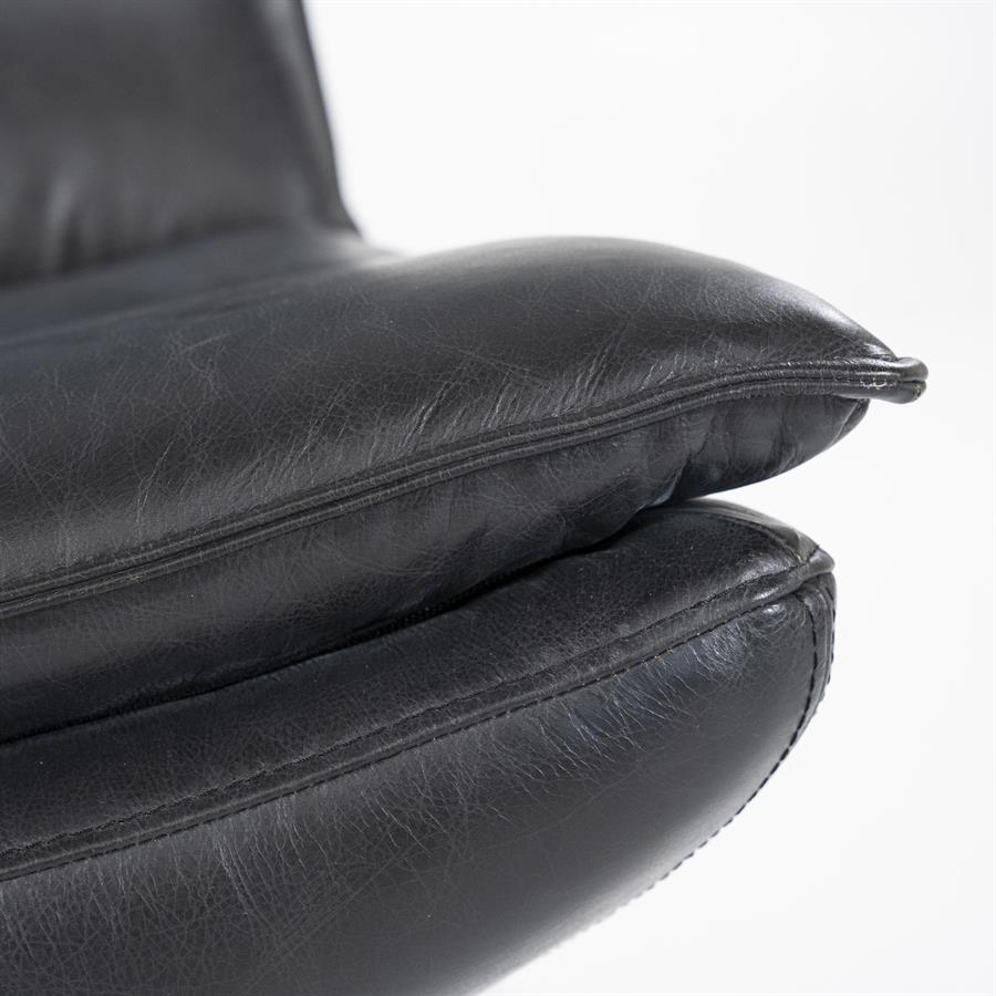 Fauteuil Sven boho leder | Zwart