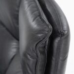 Fauteuil Sven boho leder | Zwart