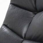 Fauteuil Sven boho leder | Zwart
