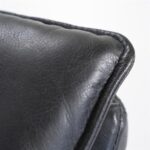 Fauteuil Sven boho leder | Zwart