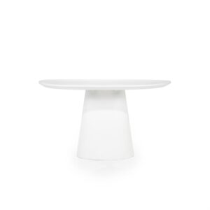 Eettafel Elin rond 130x76 | Wit