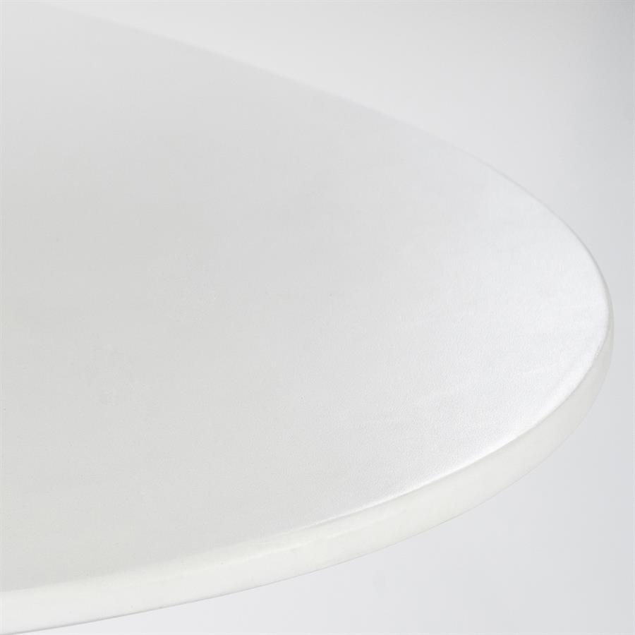 Eettafel Elin rond 130×76 | Wit