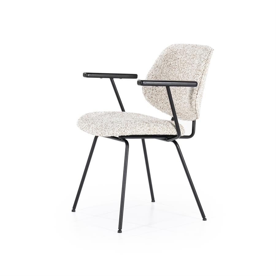 Stoel Jon met arml Maywood | Beige