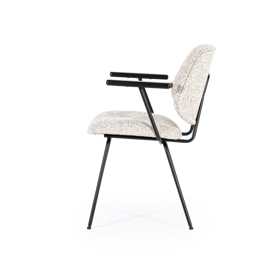 Stoel Jon met arml Maywood | Beige