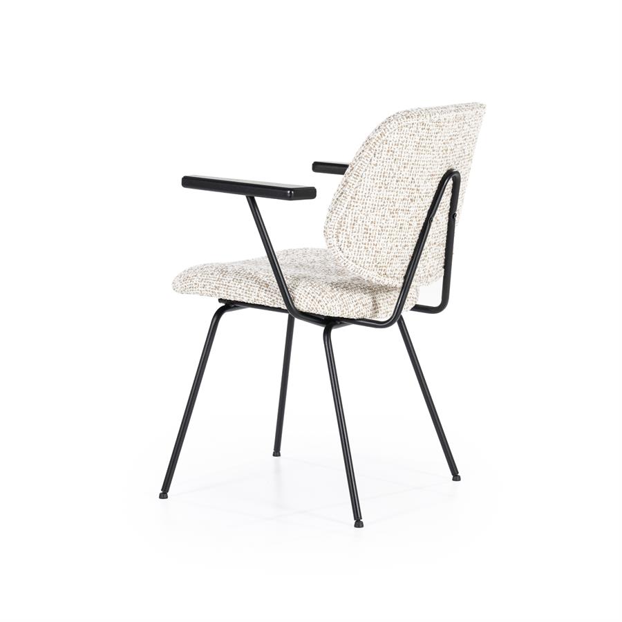 Stoel Jon met arml Maywood | Beige