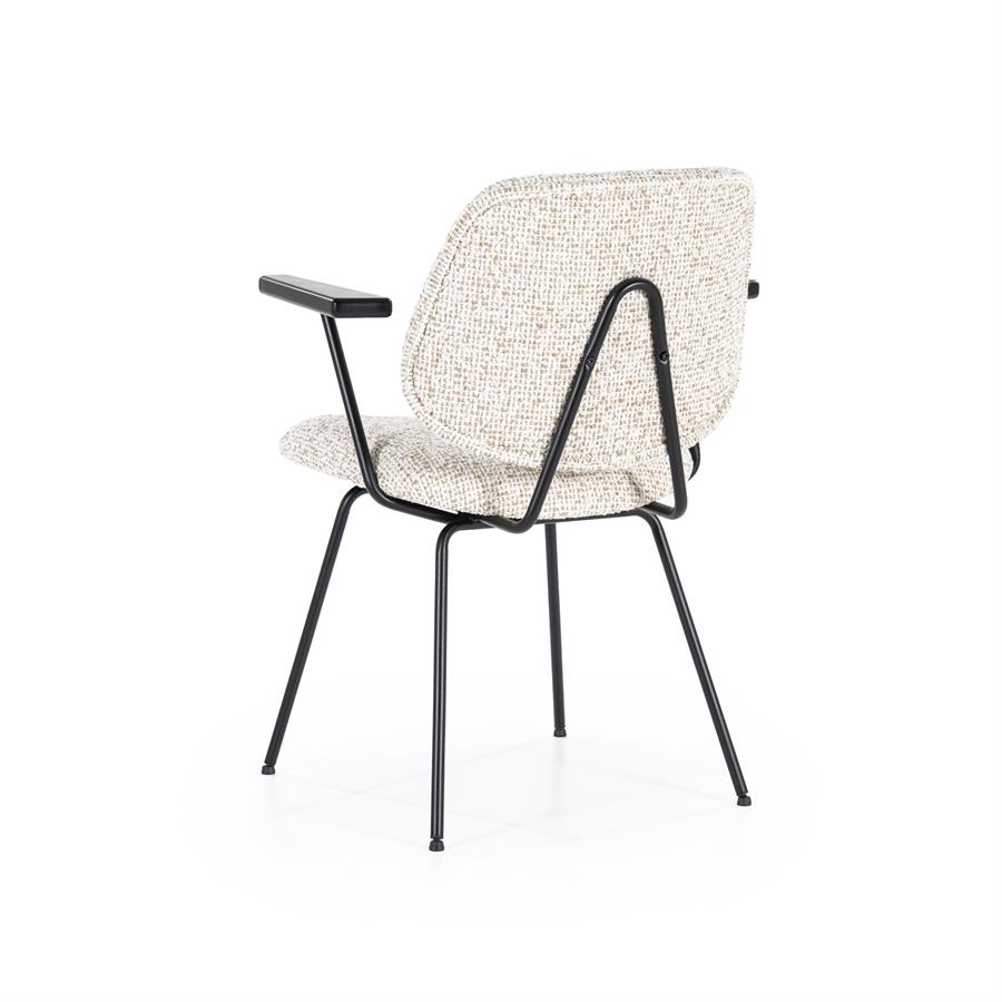 Stoel Jon met arml Maywood | Beige