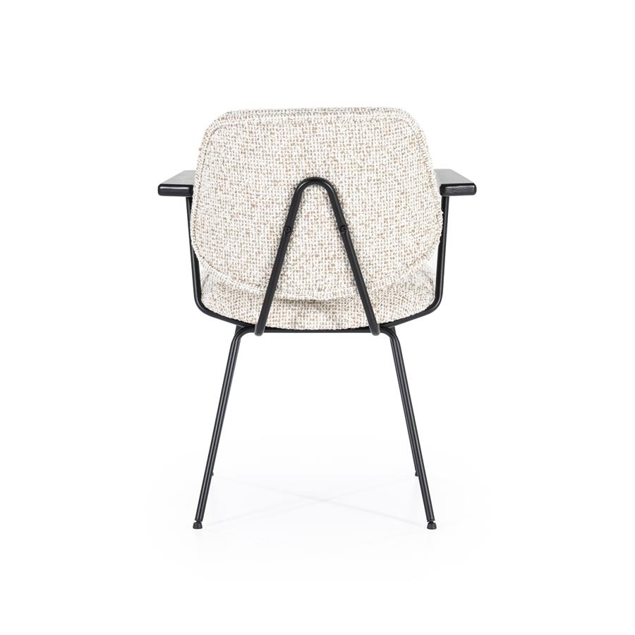 Stoel Jon met arml Maywood | Beige