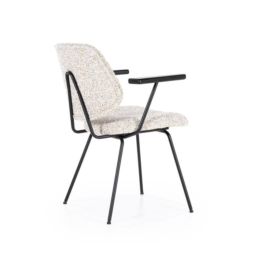 Stoel Jon met arml Maywood | Beige