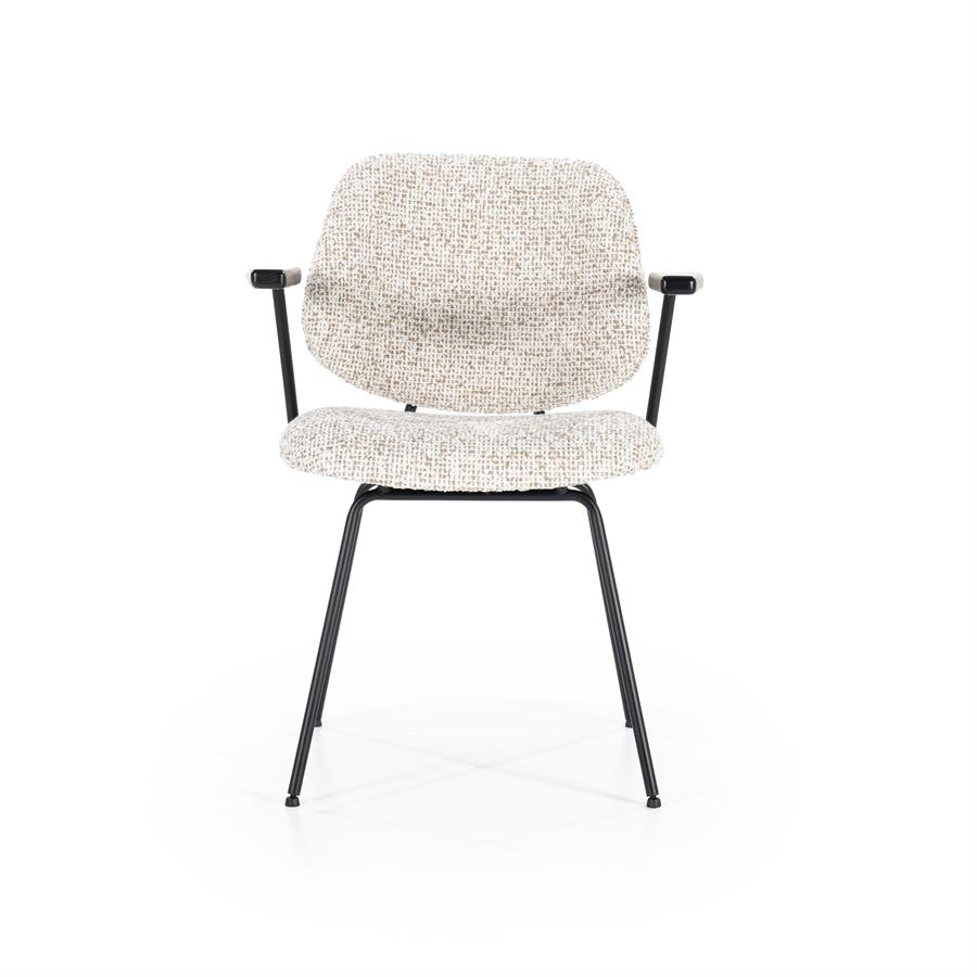 Stoel Jon met arml Maywood | Beige