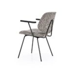 Stoel Jon met arml Maywood | Taupe
