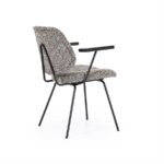 Stoel Jon met arml Maywood | Taupe