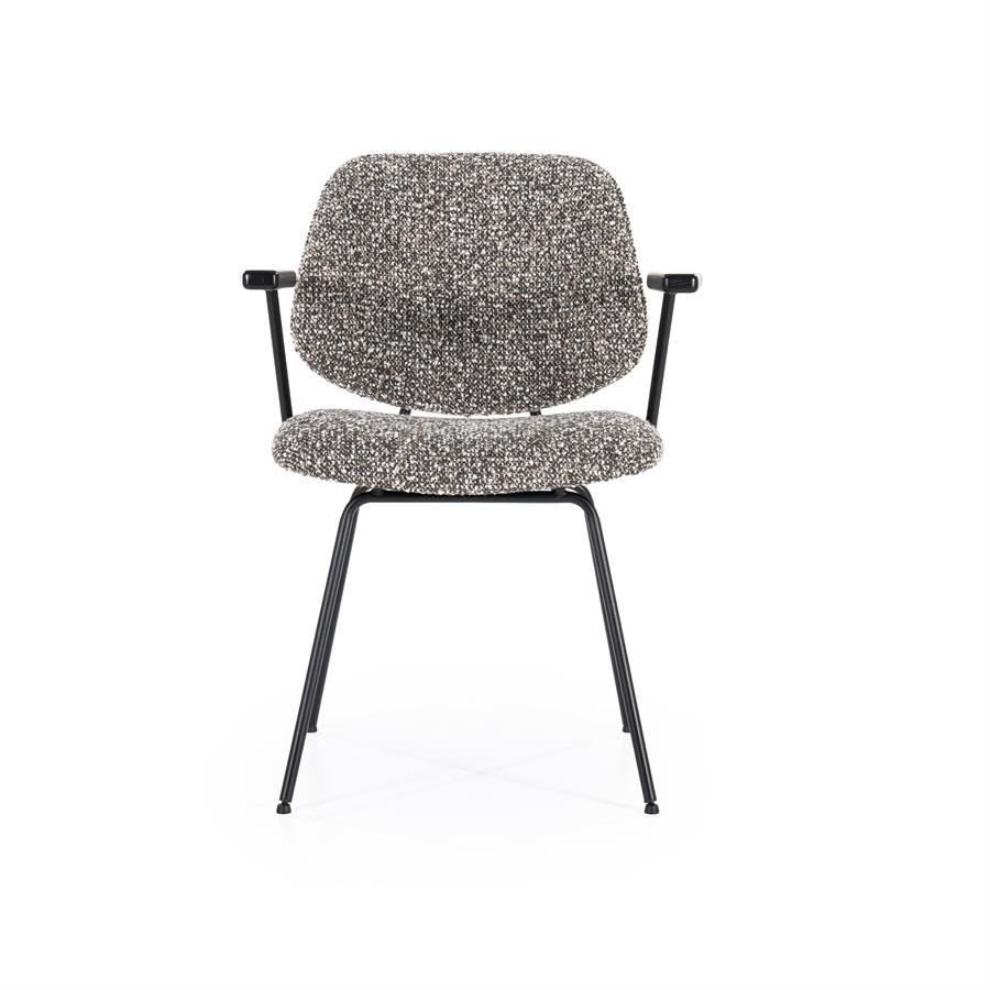 Stoel Jon met arml Maywood | Taupe