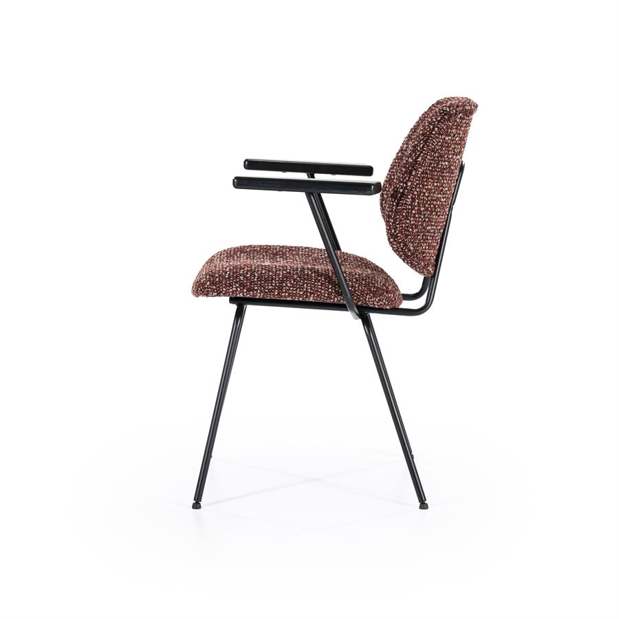 Stoel Jon met arml Maywood | Rood