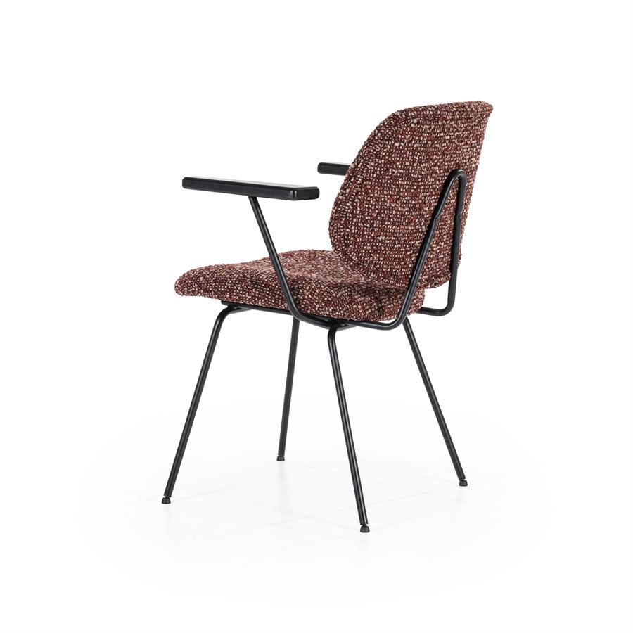 Stoel Jon met arml Maywood | Rood