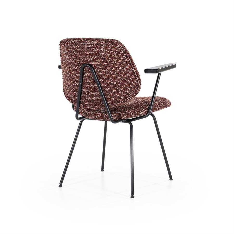 Stoel Jon met arml Maywood | Rood