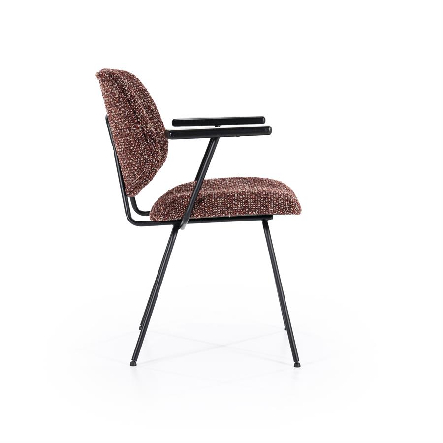 Stoel Jon met arml Maywood | Rood