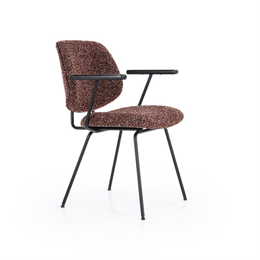 Stoel Jon met arml Maywood | Rood