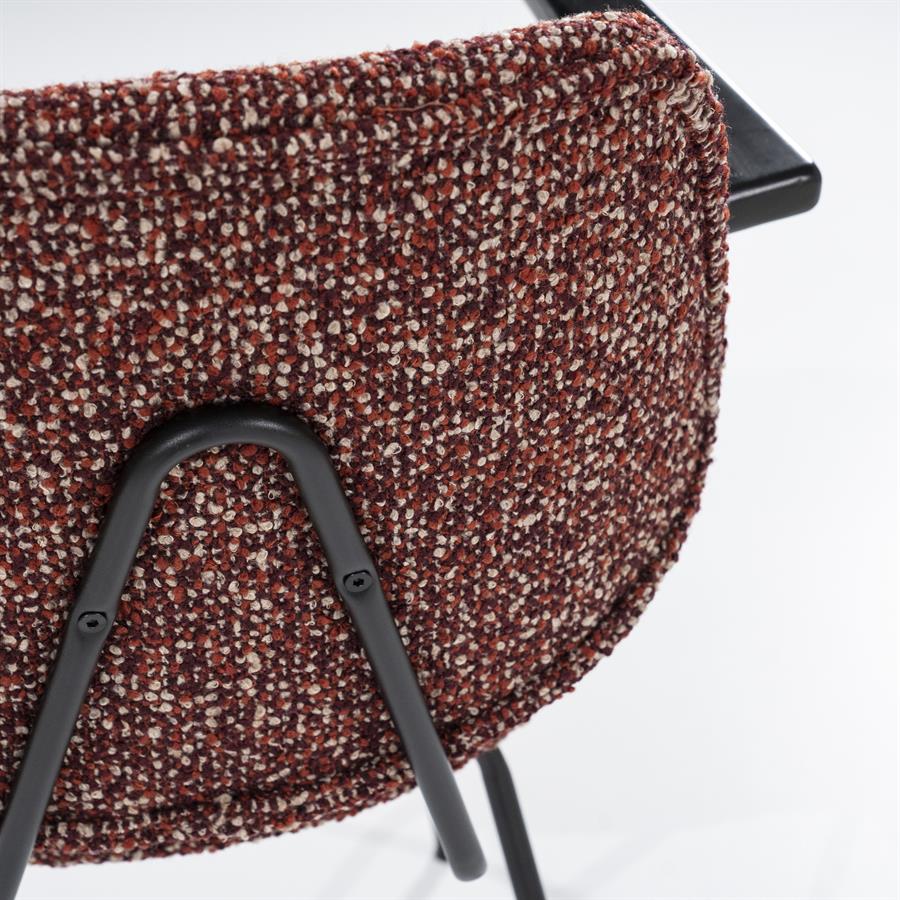 Stoel Jon met arml Maywood | Rood