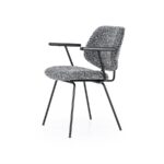 Stoel Jon met arml Maywood | Zwart