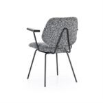 Stoel Jon met arml Maywood | Zwart