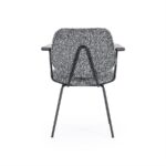 Stoel Jon met arml Maywood | Zwart