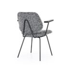 Stoel Jon met arml Maywood | Zwart