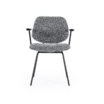 Stoel Jon met arml Maywood | Zwart