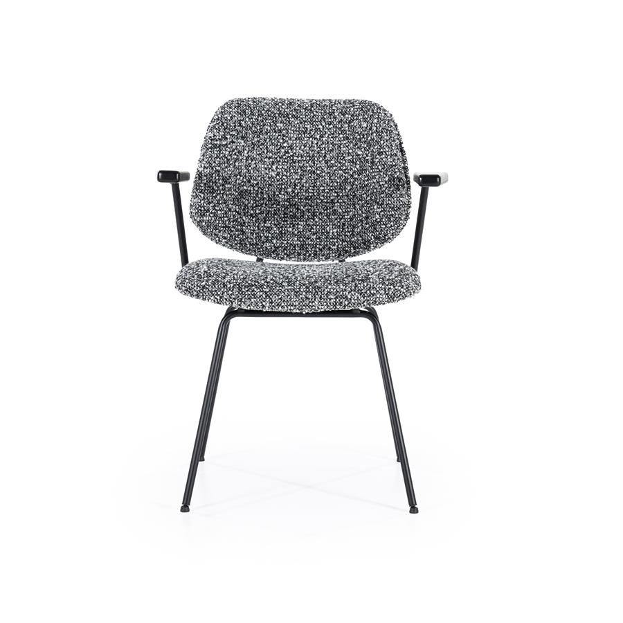 Stoel Jon met arml Maywood | Zwart