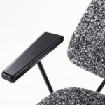 Stoel Jon met arml Maywood | Zwart