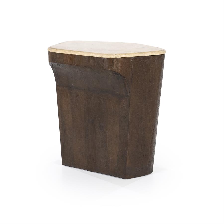 Bijzettafel Luna | Bruin