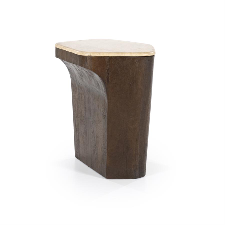 Bijzettafel Luna | Bruin