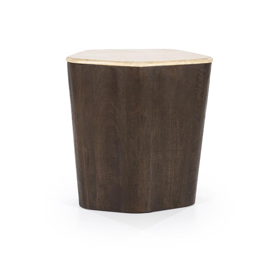 Bijzettafel Luna | Bruin