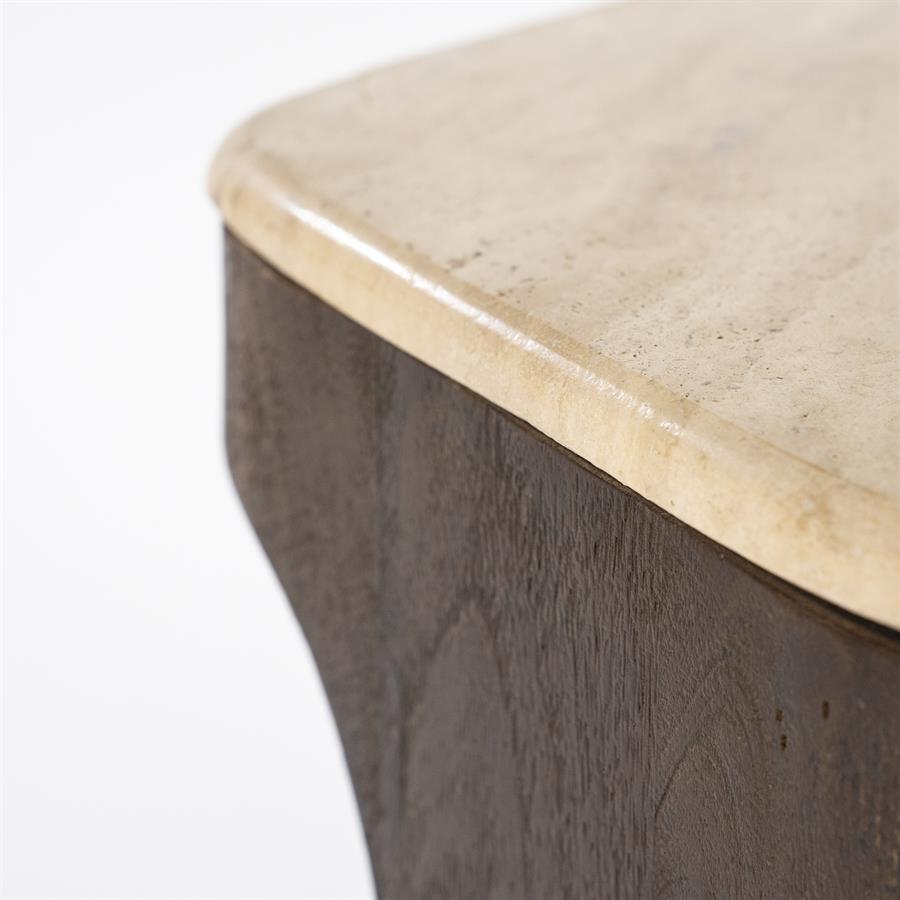 Bijzettafel Luna | Bruin