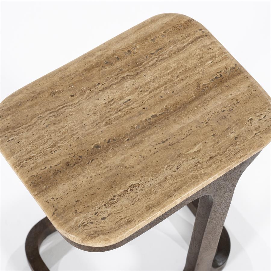 Bijzettafel Tyler | Bruin
