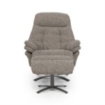 Fauteuil Caleb Elektrisch met voetenbankje | Taupe