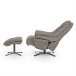 Fauteuil Caleb Elektrisch met voetenbankje | Taupe