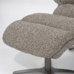 Fauteuil Caleb Elektrisch met voetenbankje | Taupe