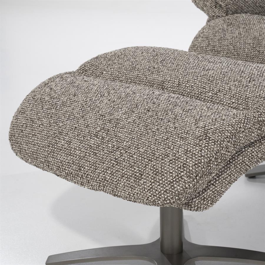 Fauteuil Caleb Elektrisch met voetenbankje | Taupe
