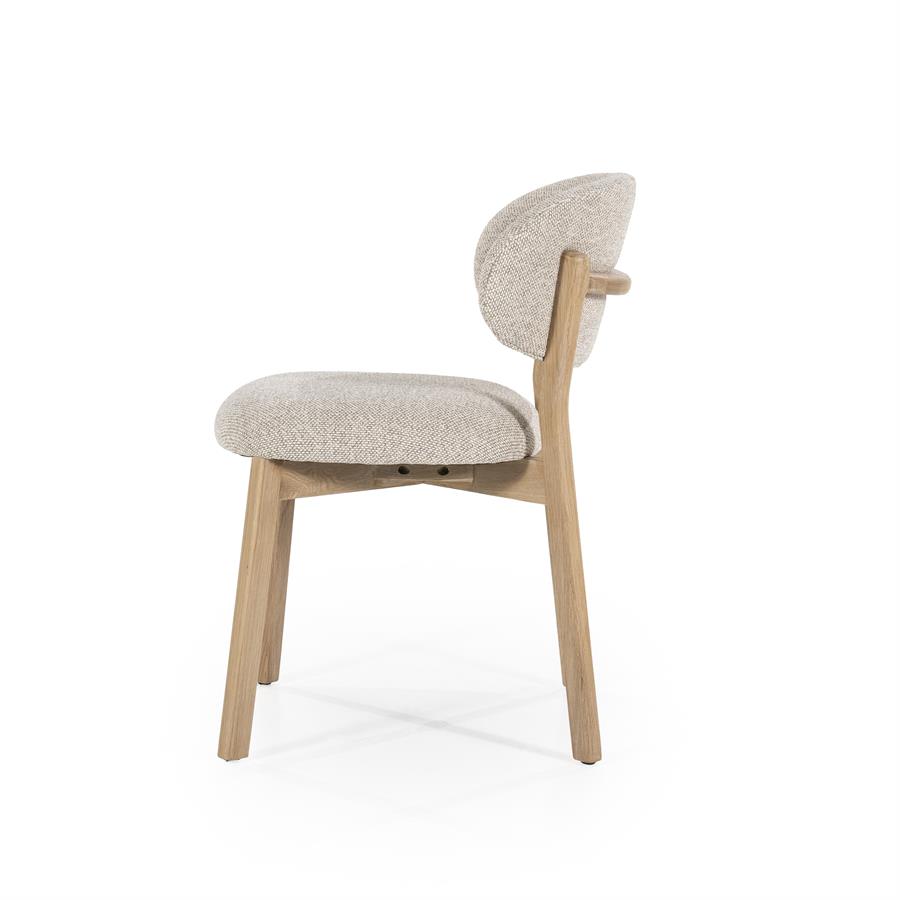 Stoel Mikky naturel Moon | Taupe