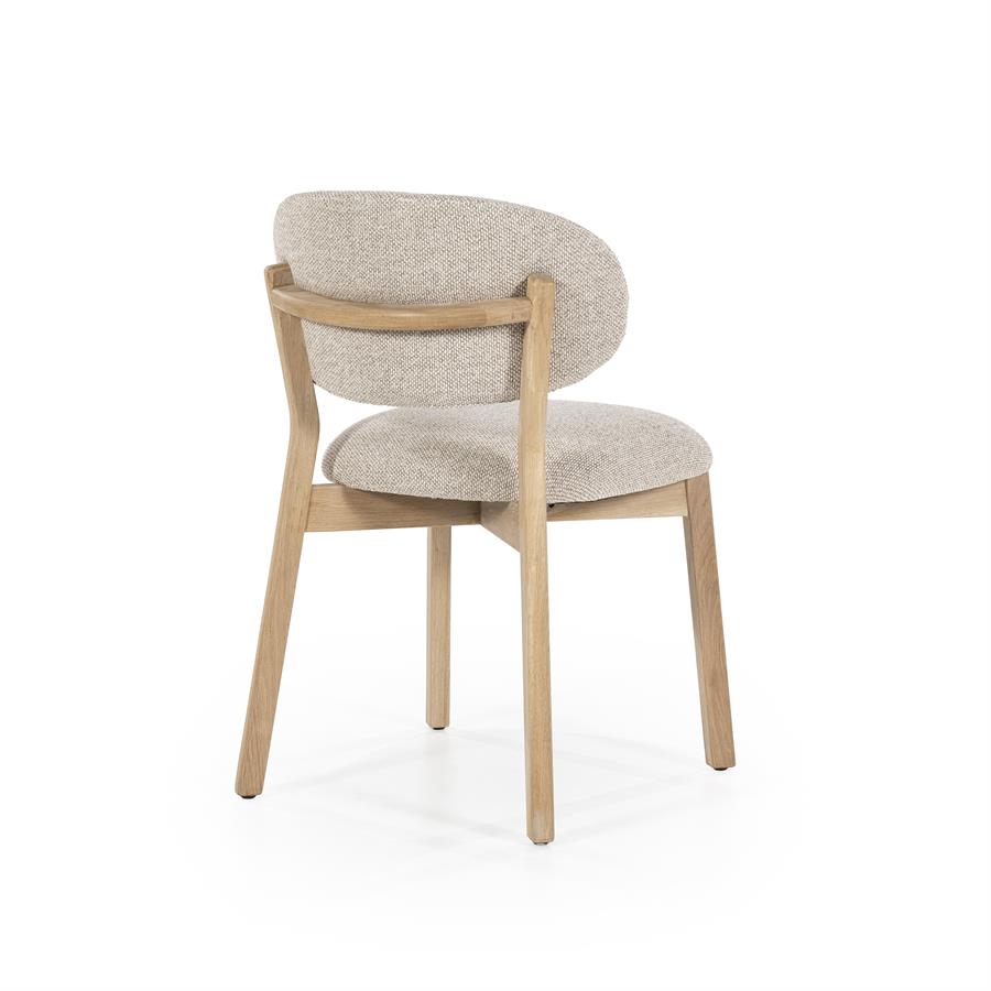 Stoel Mikky naturel Moon | Taupe