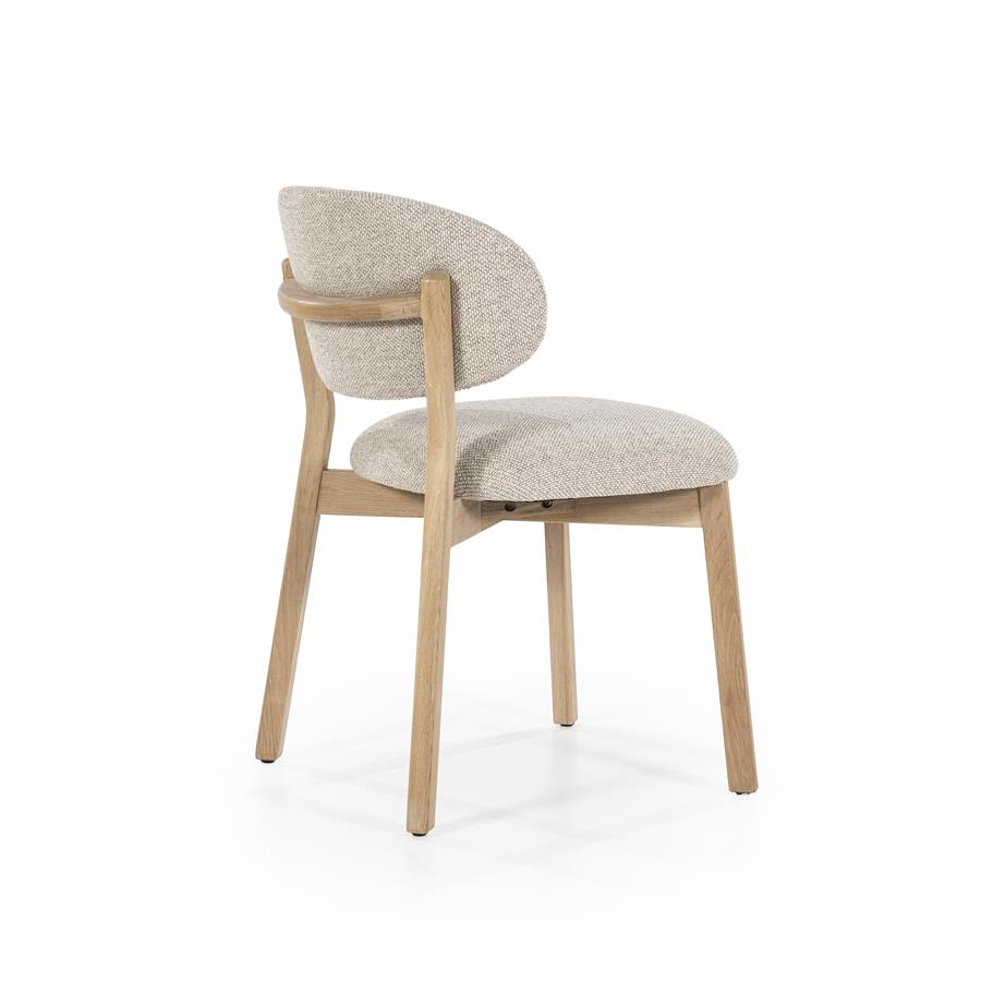 Stoel Mikky naturel Moon | Taupe