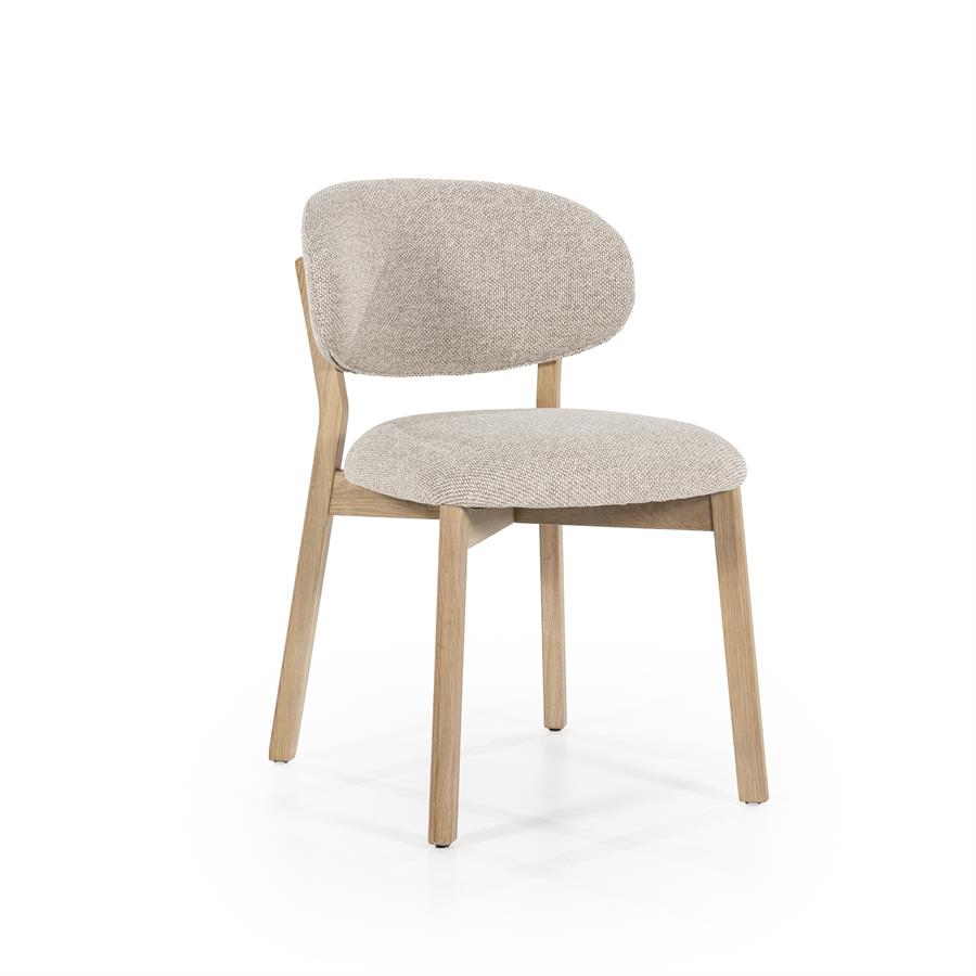 Stoel Mikky naturel Moon | Taupe