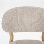 Stoel Mikky naturel Moon | Taupe