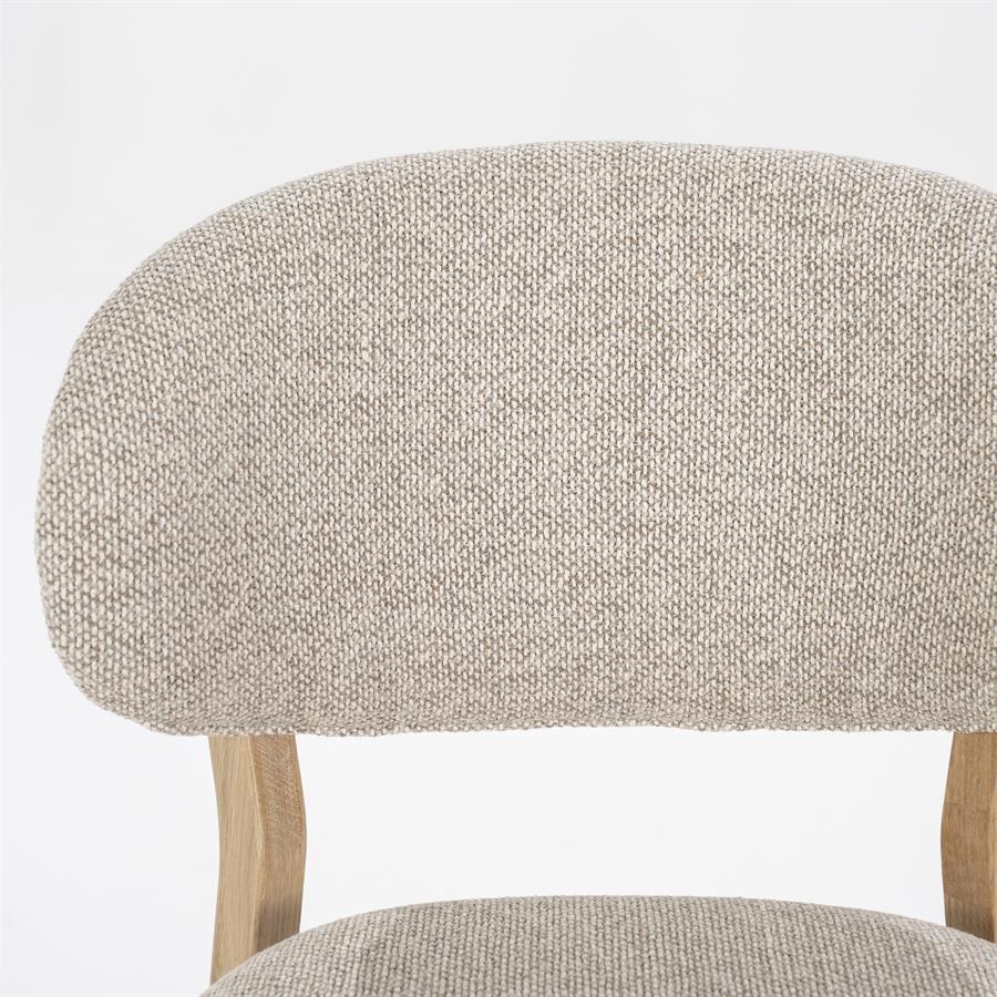 Stoel Mikky naturel Moon | Taupe