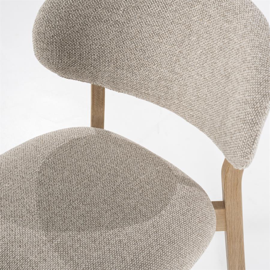 Stoel Mikky naturel Moon | Taupe