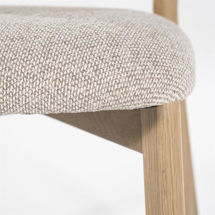 Stoel Mikky naturel Moon | Taupe